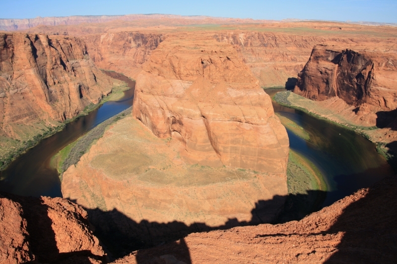 Horseshoe bend a Monument Valley